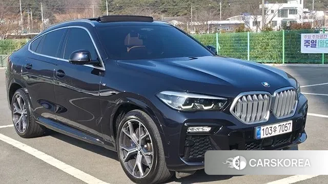 BMW X6 (G06) 2021 Черный из Кореи
