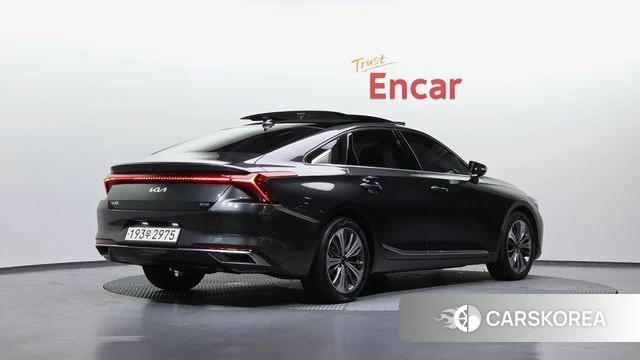 Kia K8 Hybrid 2021 Черный из Кореи