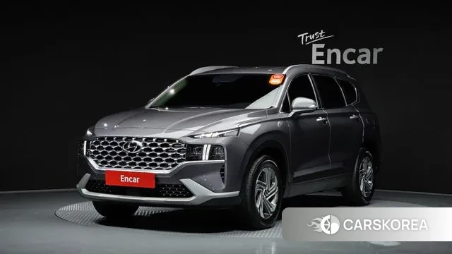Hyundai The New Santa Fe 2021 Серый из Кореи