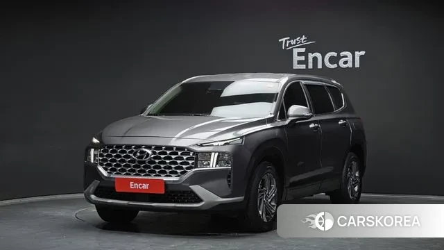 Hyundai The New Santa Fe 2021 Серый из Кореи