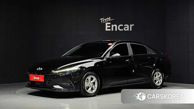 Hyundai Avante (CN7) 2022 Черный из Кореи