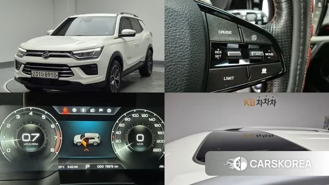 Ssangyong Beautiful Korando 2019 Белый из Кореи