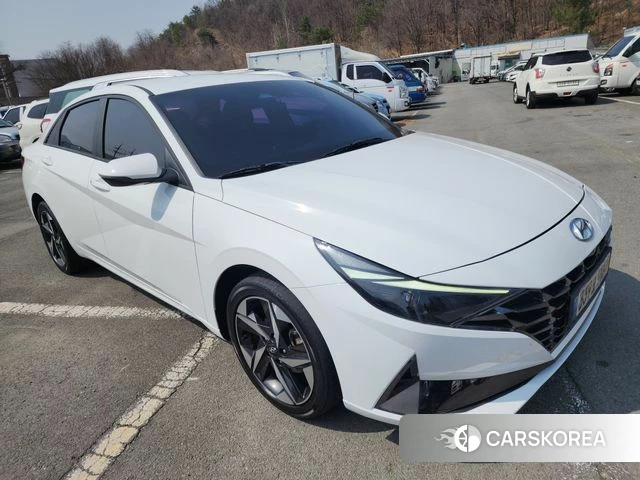 Hyundai Avante (CN7) 2020 Белый из Кореи