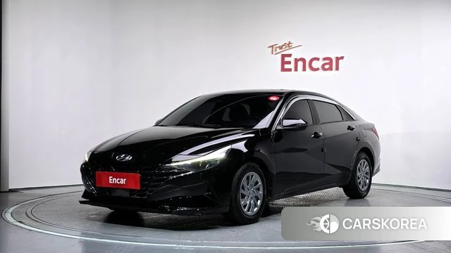 Hyundai Avante (CN7) 2021 Черный из Кореи