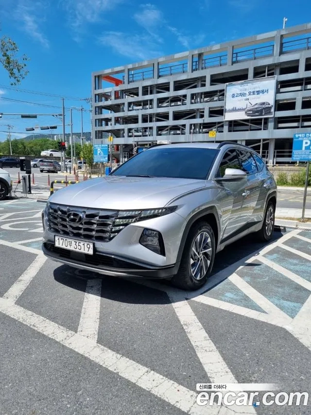 Hyundai Tucson Hybrid (NX4) 2022 Небесно-голубой из Кореи