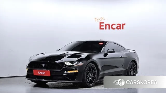 Ford Mustang 2021 Черный из Кореи