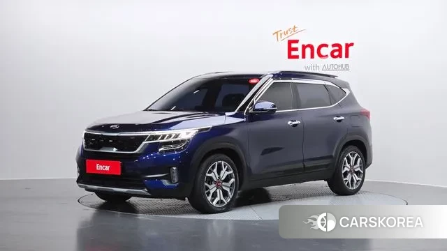 Kia Seltos 2021 Синий из Кореи