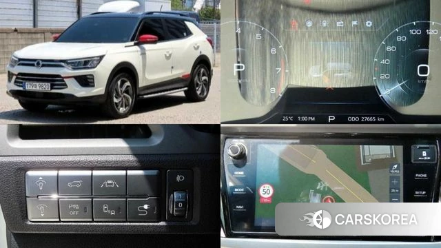 Ssangyong Beautiful Korando 2023 Белый из Кореи