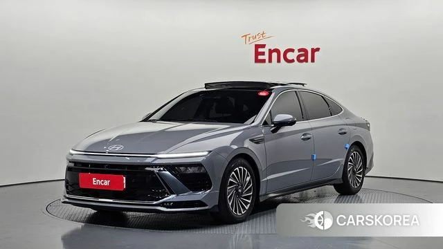Hyundai Sonata D Edge Hybrid (DN8) 2024 Светло-серебряный цвет из Кореи