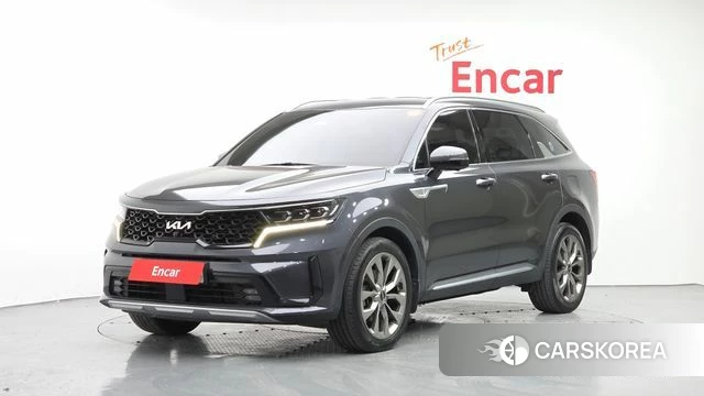 Kia Sorento 4th Generation 2021 Небесно-голубой из Кореи