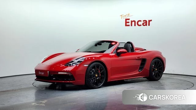 Porsche 718 Boxster 2020 Красный из Кореи