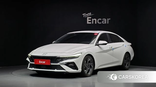 Hyundai The New Avante (CN7) 2024 Белый из Кореи