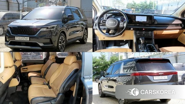 Kia Carnival 4th generation 2022 Серый из Кореи