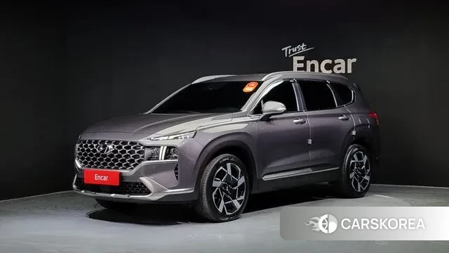 Hyundai The New Santa Fe 2023 Серый из Кореи