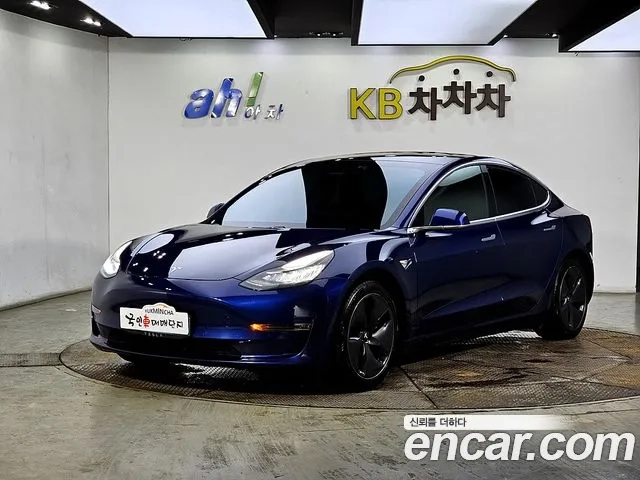 Tesla Model 3 2020 Синий из Кореи