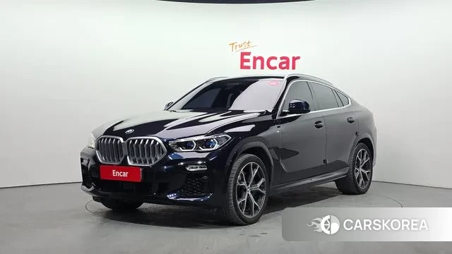 BMW X6 (G06) 2021 Черный из Кореи
