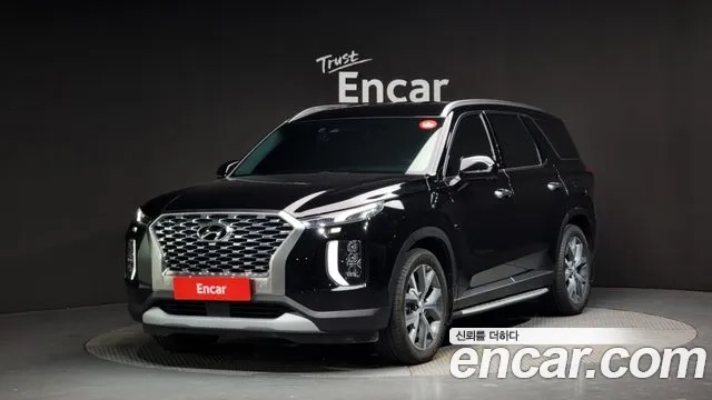 Hyundai Palisade 2022 Черный из Кореи