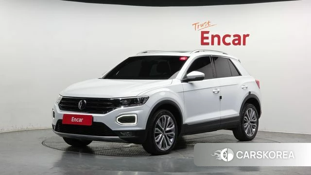 Volkswagen T-Roc 2021 Белый из Кореи