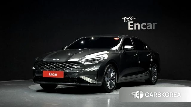 Kia K8 Hybrid 2023 Серый из Кореи