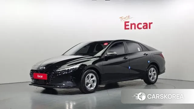 Hyundai Avante (CN7) 2021 Черный из Кореи