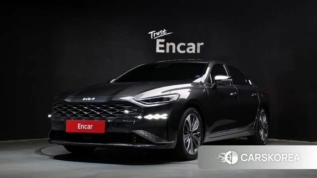 Kia K8 Hybrid 2021 Серый из Кореи