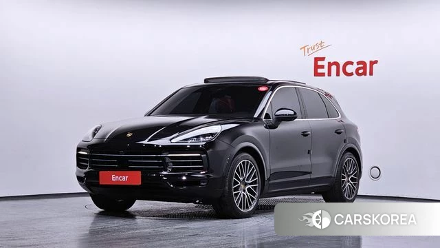 Porsche Cayenne (PO536) 2021 Черный из Кореи