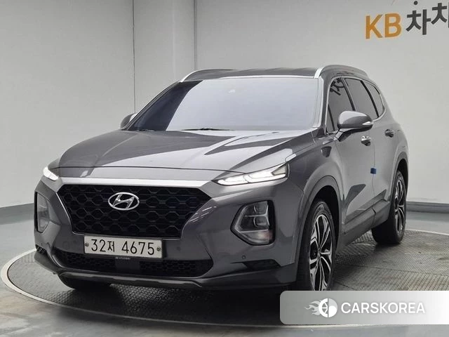 Hyundai Santa Fe TM 2018 Серый из Кореи