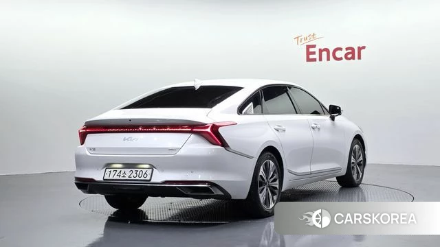 Kia K8 Hybrid 2022 Белый из Кореи