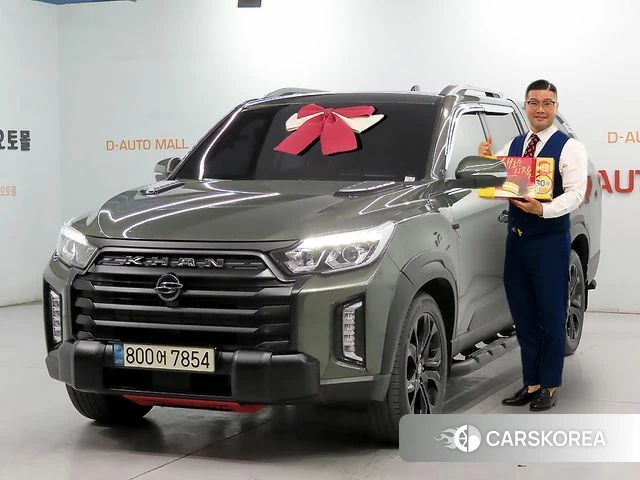 Ssangyong The New Rexton Sports Cannes 2022 Темно-зеленый из Кореи