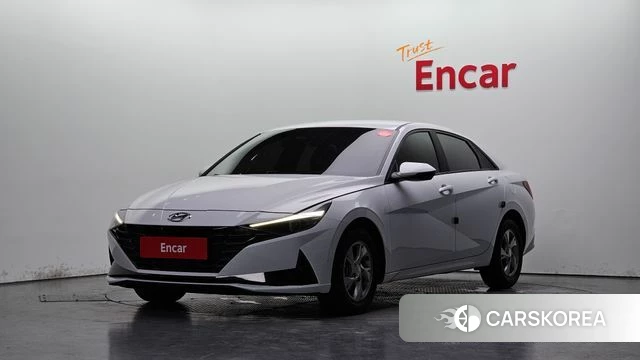 Hyundai Avante (CN7) 2022 Белый из Кореи