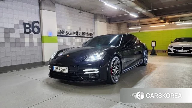 Porsche Panamera (971) 2021 Черный из Кореи