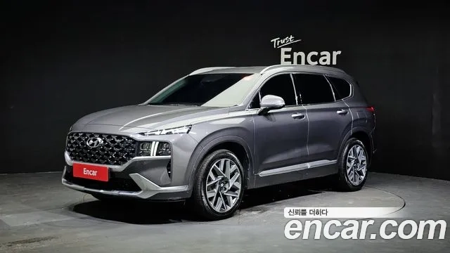 Hyundai The New Santa Fe 2021 Серый из Кореи