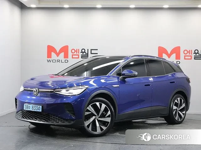 Volkswagen ID.4 2023 Синий из Кореи