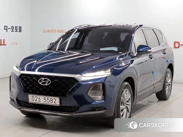 Hyundai Santa Fe TM 2018 Синий из Кореи