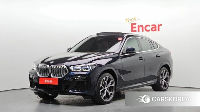 BMW X6 (G06) 2021 Синий из Кореи