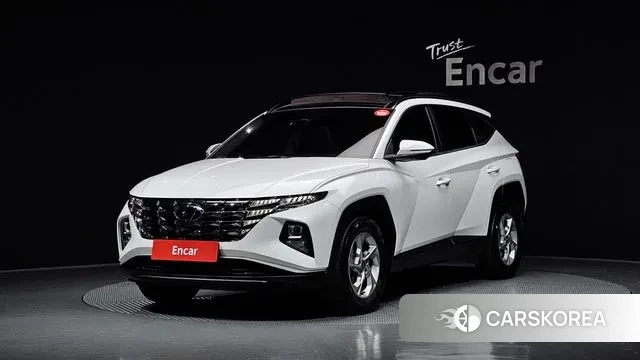 Hyundai Tucson (NX4) 2021 Белый из Кореи