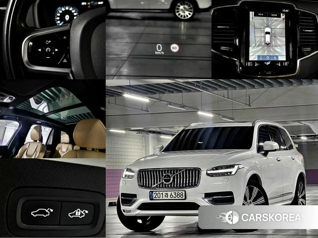 Volvo XC90 second Generation 2021 Белый из Кореи