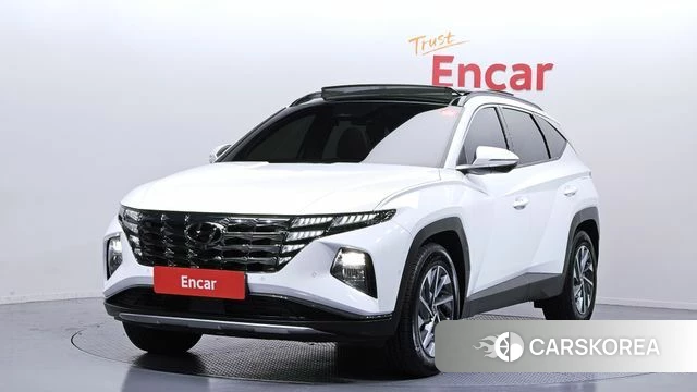 Hyundai Tucson Hybrid (NX4) 2023 Белый из Кореи