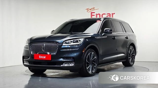Lincoln Aviator 2nd generation 2023 Синий из Кореи