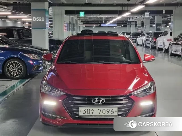 Hyundai Avante AD 2018 Красный из Кореи