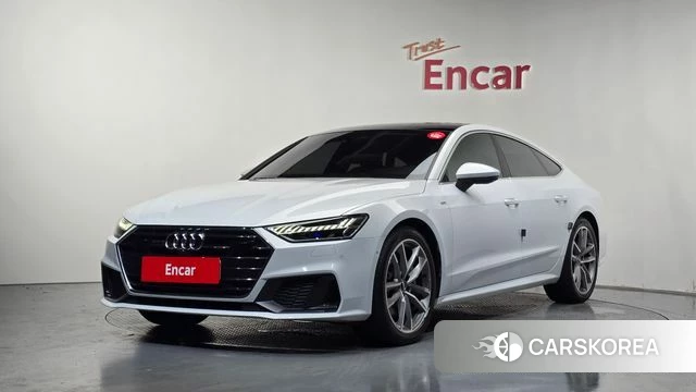 Audi A7 (4K) 2020 Белый из Кореи