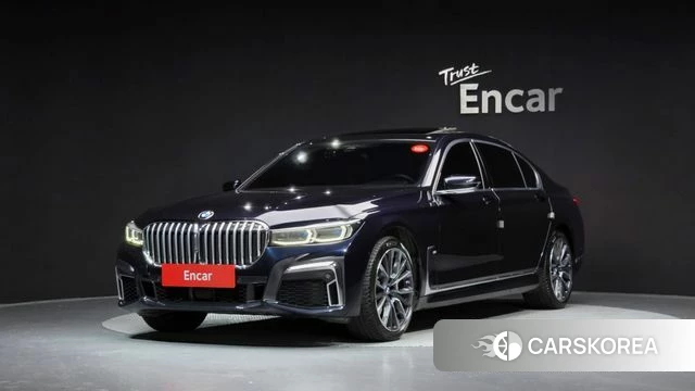 BMW 7 Series (G11) 2021 Черный из Кореи