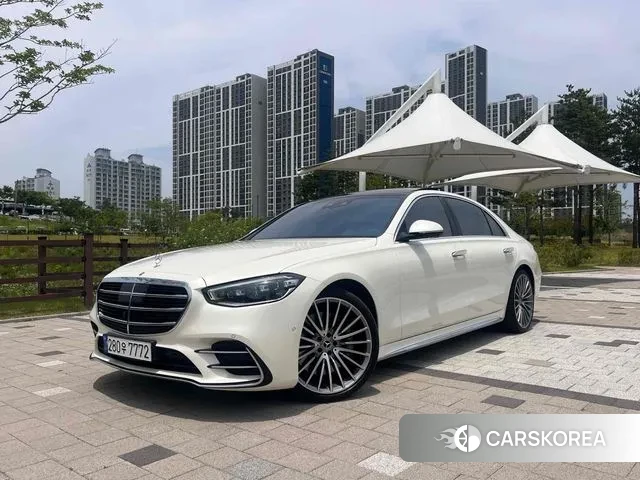 Mercedes-Benz S-Class W223 2023 Белый из Кореи