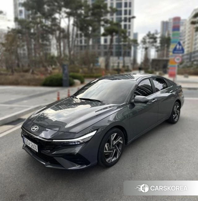 Hyundai The New Avante (CN7) 2024 Серый из Кореи