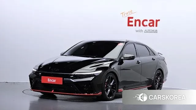 Hyundai The New Avante (CN7) 2025 Черный из Кореи