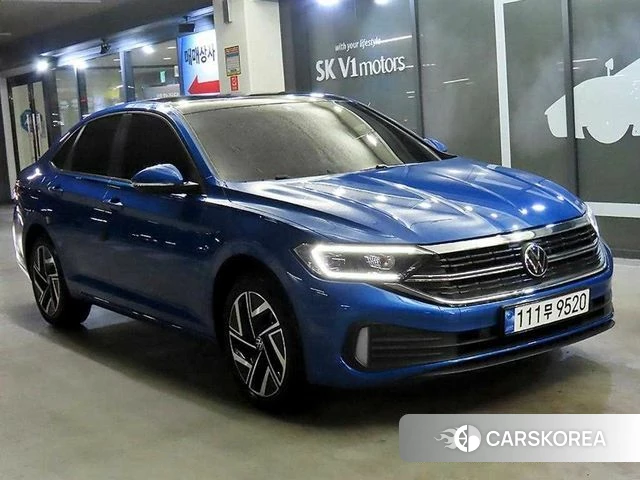 Volkswagen 7th Generation of Jetta 2022 Синий из Кореи