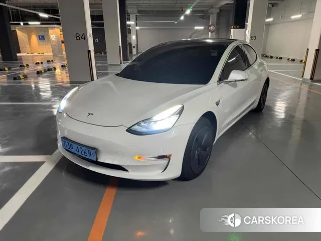 Tesla Model 3 2020 Белый из Кореи