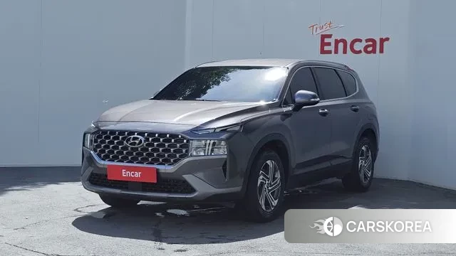 Hyundai The New Santa Fe 2022 Серый из Кореи