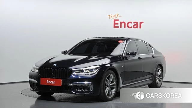BMW 7 Series (G11) 2018 Синий из Кореи