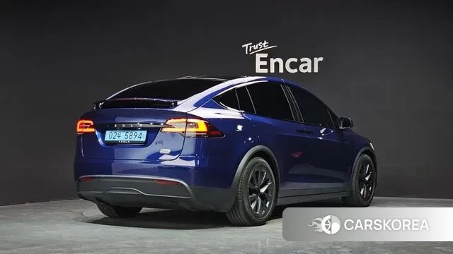 Tesla Model X 2025 Синий из Кореи